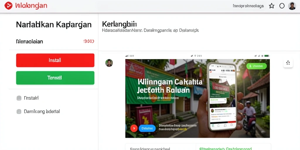 Tangkapan layar menunjukkan tampilan awal permainan yang menarik.