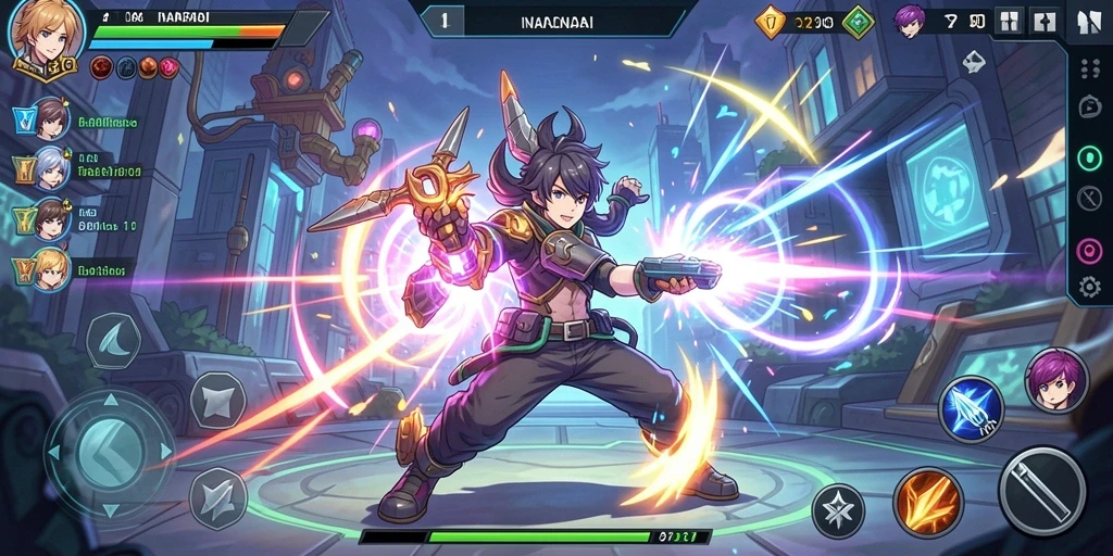 Tampilan awal game yang menarik dan menggugah selera.