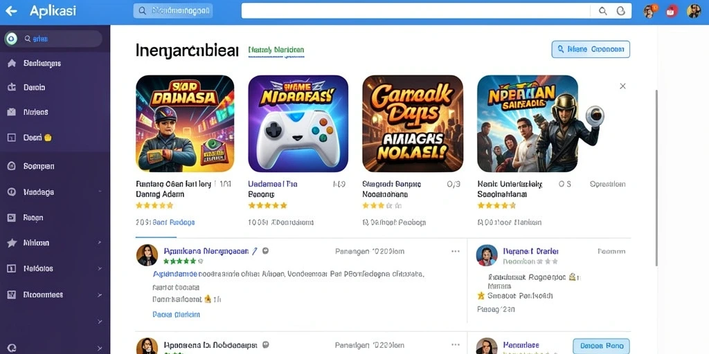 Tampilan antarmuka yang ramah pengguna dan menarik.
