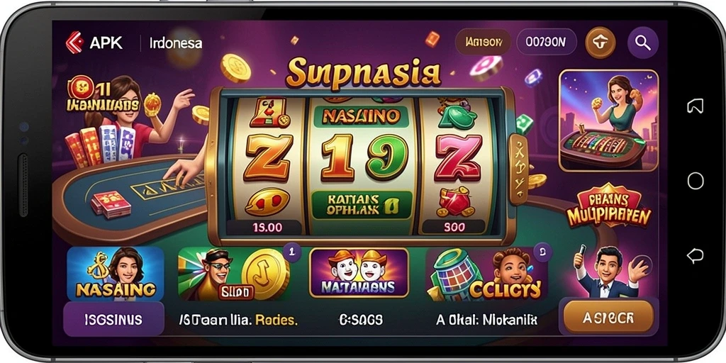 Tampilan utama WAJAN4D dengan grafik yang menawan.