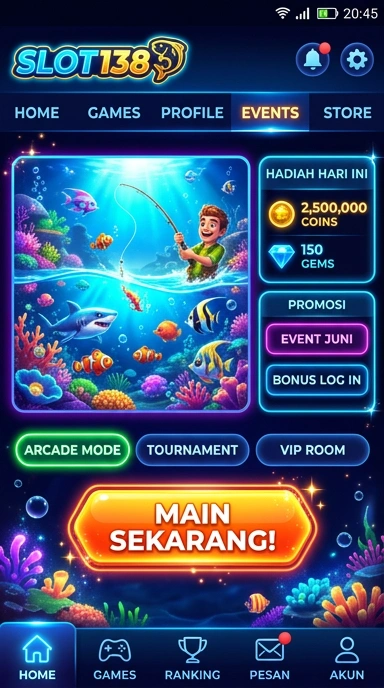 Pratinjau antarmuka slot138 — aplikasi APK resmi Android v3.6.5